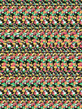 Hidden Holiday Gift full stereogram pattern, flat view