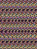 Night Owl Watch full stereogram pattern, flat view
