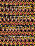 Acoustic Echo Guitar full stereogram pattern, flat view