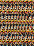 Courtside Basketball full stereogram pattern, flat view