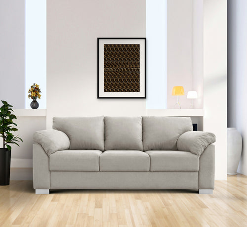 Custom hidden message print with the name AVA, framed in a modern living room