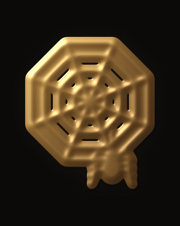 Hidden image in Midnight Spider Web Secret