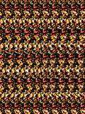 Glowing Candle Keepsake full stereogram pattern, flat view