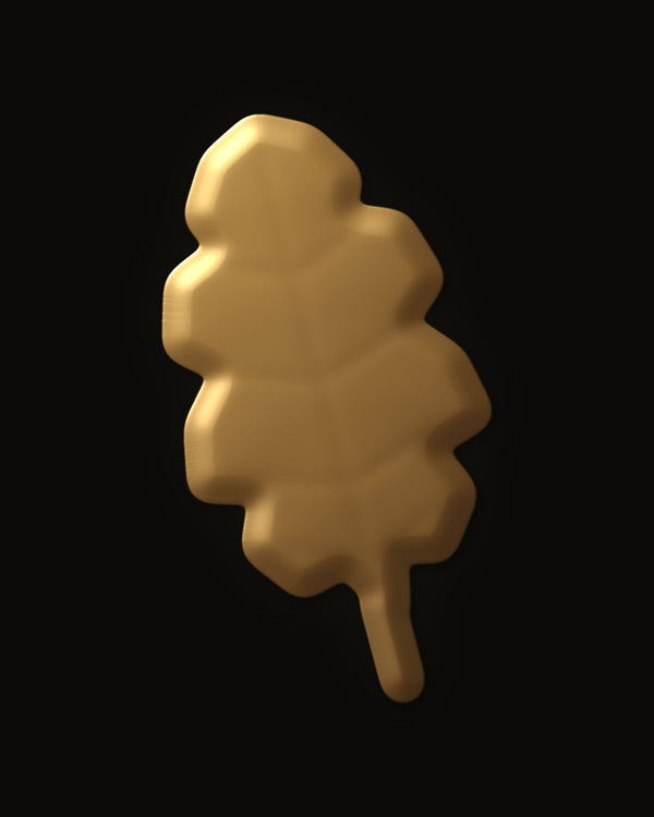 Hidden image in Golden Oak Leaf Reveal