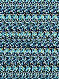 Gentle Whale Song full stereogram pattern, flat view