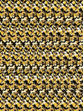 Noble Horse Reveal full stereogram pattern, flat view