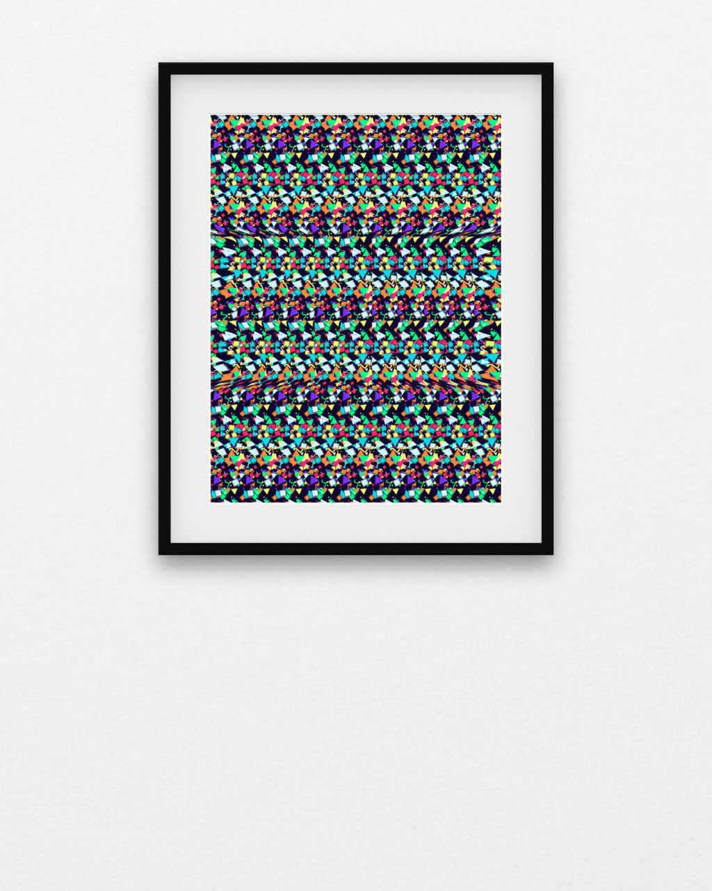 Mixtape Cassette Rewind hidden 3D art print, framed in a gallery wall