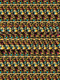 Block Party Boombox full stereogram pattern, flat view