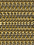 Floating Orb in Orbit full stereogram pattern, flat view