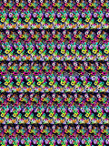 Endless Spiral Illusion full stereogram pattern, flat view