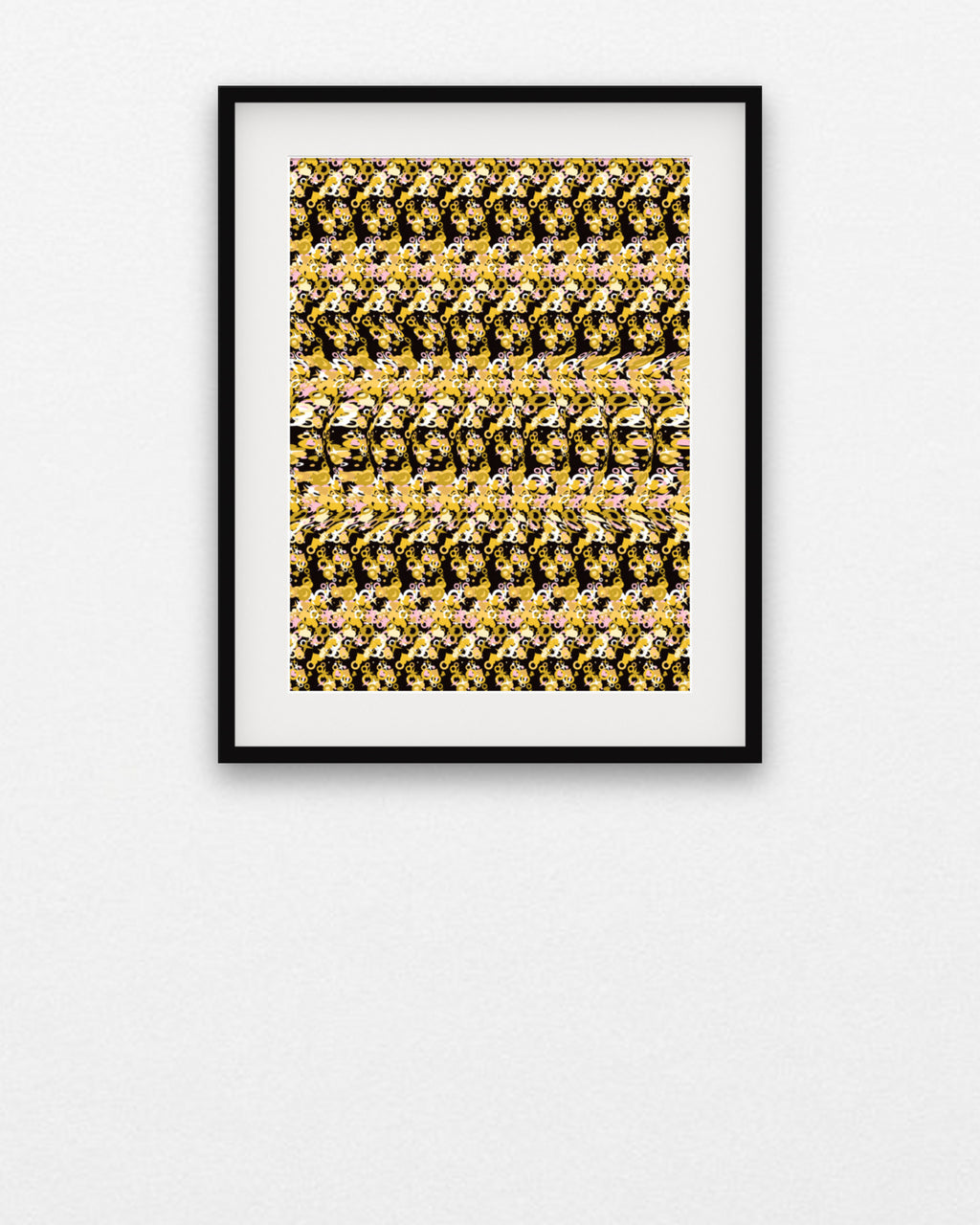 Forever Rings Keepsake hidden 3D art print, framed in a gallery wall