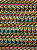 Spotlight Microphone full stereogram pattern, flat view