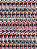 Midnight Reindeer Reveal full stereogram pattern, flat view