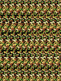 Woodland Pinecone Reveal full stereogram pattern, flat view
