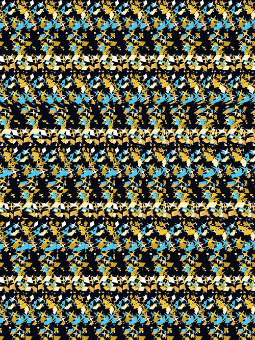 Brilliant Cut Diamond full stereogram pattern, flat view