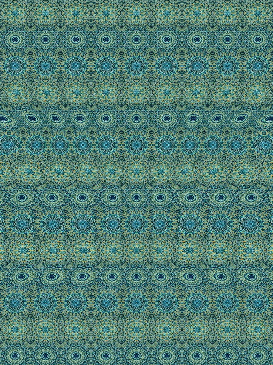 Northern Moose Portrait full stereogram pattern, flat view