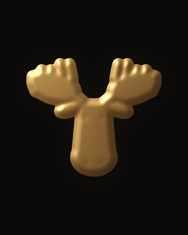 Hidden image in Northern Moose Portrait