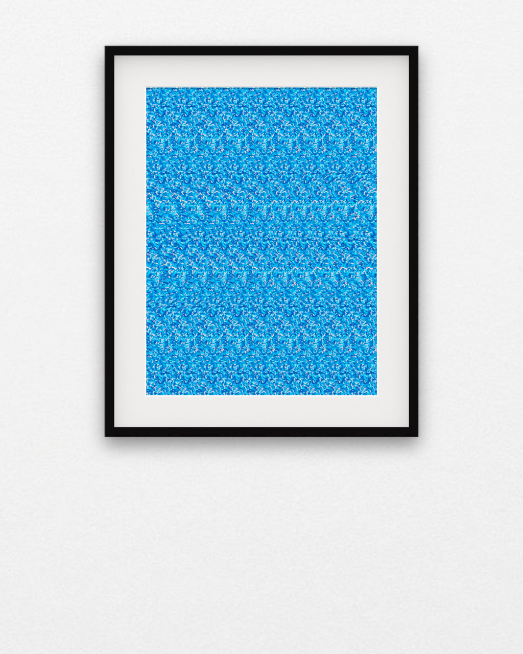 Game Day Football hidden 3D art print, framed in a gallery wall
