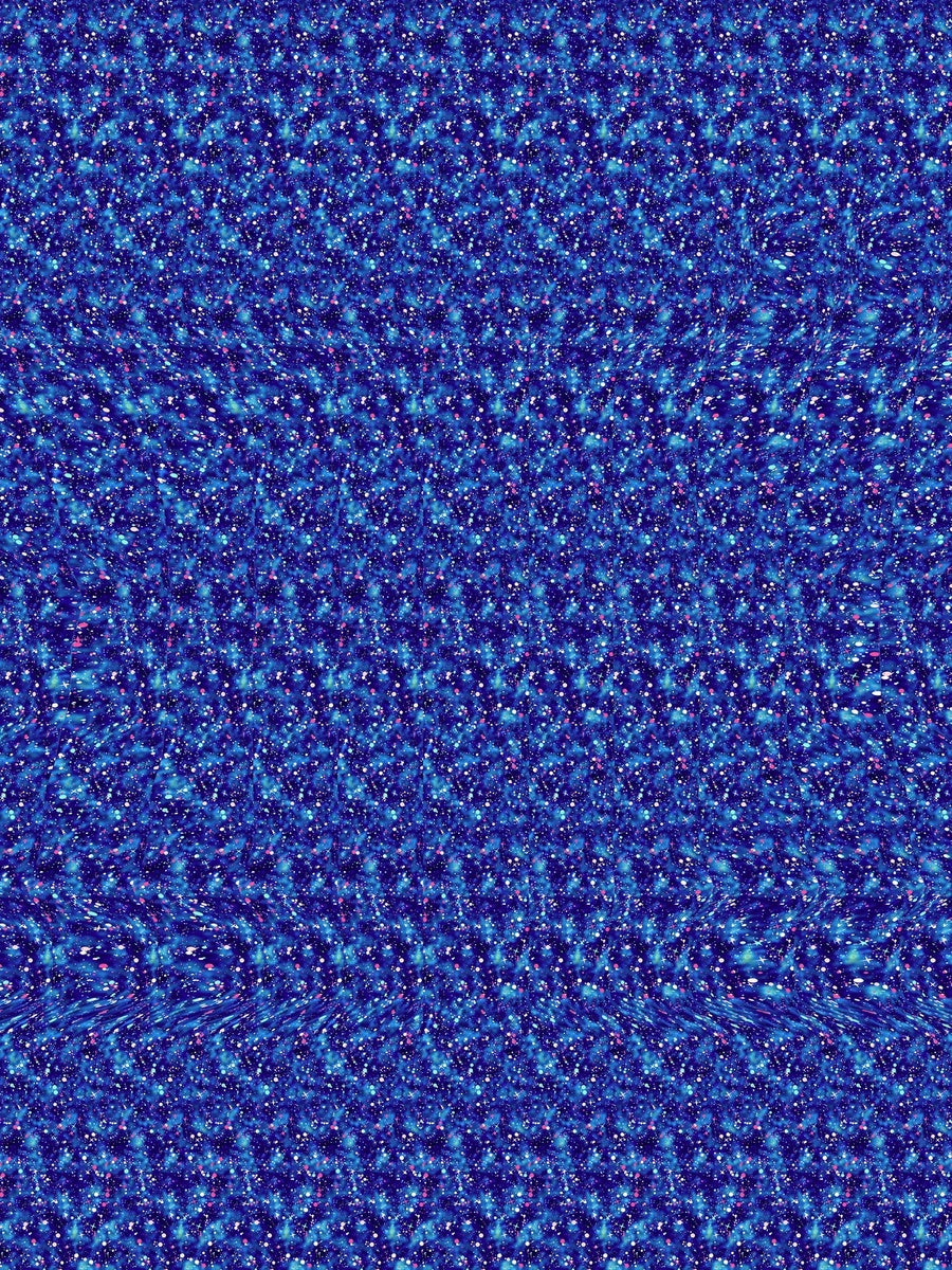 Astronaut Helmet Reveal full stereogram pattern, flat view