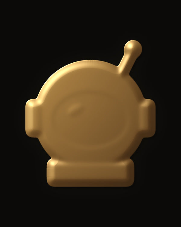 Hidden image in Astronaut Helmet Reveal