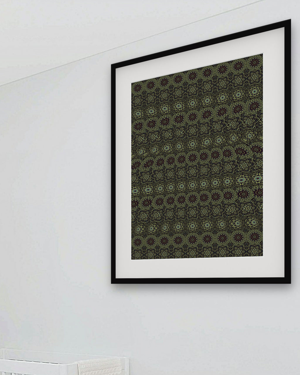 Bubbling Cauldron Brew hidden 3D art print, framed in a bright kids / teen bedroom