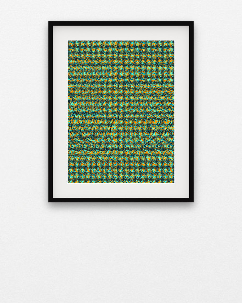 Busy Squirrel Secret hidden 3D art print, framed in a gallery wall