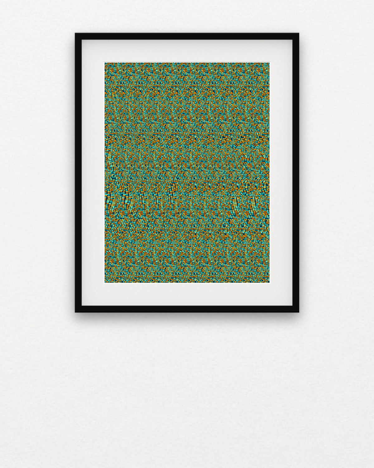 Busy Squirrel Secret hidden 3D art print, framed in a gallery wall