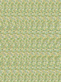 Cuddly Panda Bear hidden 3D image stereogram print in spring and meadow tones, full pattern flat view