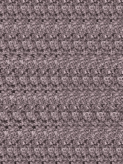 Christmas Angel Wings full stereogram pattern, flat view