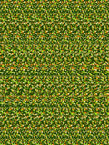 Sleepy Koala Branch hidden 3D image stereogram print in forest and moss tones, full pattern flat view