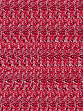 Scallop Seashell Treasure hidden 3D image stereogram print in blush and rose tones, full pattern flat view