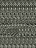 Curling Stone Slide hidden 3D image stereogram print in evergreen and gold tones, full pattern flat view
