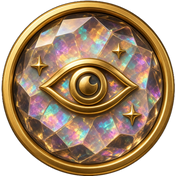 Slow Reveal Art eye badge